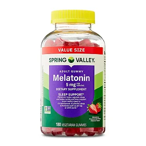 Melatonina Spring Valley Adult Gummy 5mg- contém 180gummy