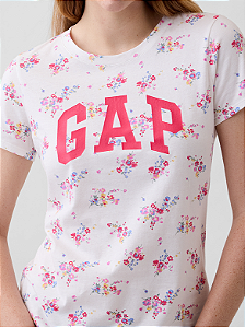 GAP Camiseta Branca Florida
