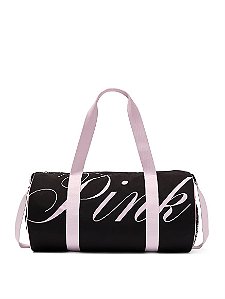 Bolsa Pink Victoria´s Secret Cor Preta e Lilas