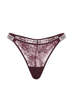 Calcinha de Renda Roxo Midnight Victoria´s Secret
