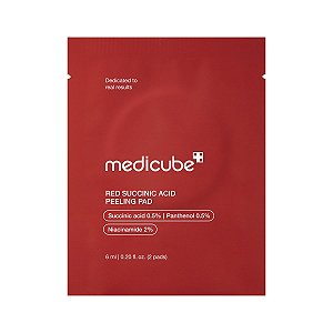 Medicube Red Succinic Acid Peeling Pad 6ml -2 Pads
