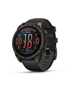 Relógio Garmin Fenix 8 47mm AMOLED Sapphire Titanium 010-02904-20