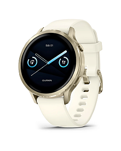 Relógio Garmin Venu 4 -41 MM - Gold/Bone (010-03013-00)