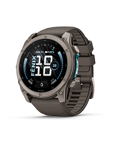 Relógio Garmin Fenix 9 Amoled Sapphire 51mm - Titanium/Gray- 010-04763-00