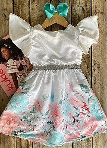 Vestido  Flowers luxo