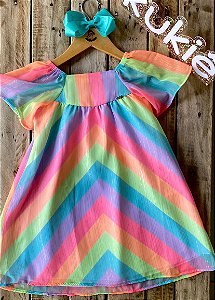 Vestido Colors lovers luxo