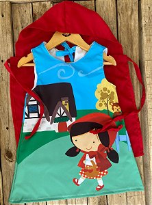 Vestido Chapeuzinho com capa