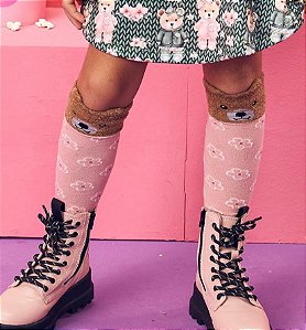 Meia 3/4 Teddy Lovers Kukiê