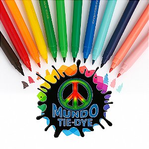 Caneta marca traços para Tie Dye