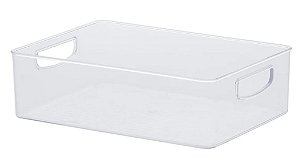CESTO ORGANIZADOR DIAMOND 31X22X9 CRISTAL