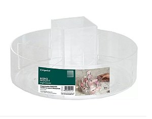 Organizador Redondo Giratório c/ 5 divisórias 22 cm