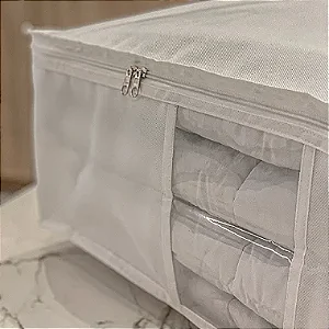 Capa Protetora Branca Com Visor - Tamanho G