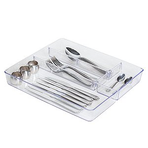 ORGANIZADOR MULTIUSO COM DIVISÓRIAS 39X34X5,5 CM