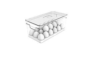 Organizador de ovos Clear Fresh - 36 unidades