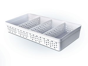 CESTO C 3 DIV MAXI BRANCO