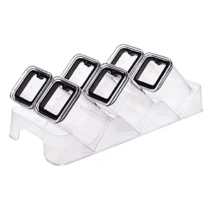 PORTA CONDIMENTOS CRISTAL C/ BASE B4 7PCS