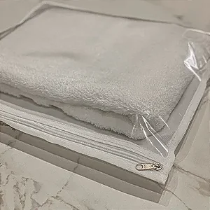 ENVELOPE PROTETOR C/ VISOR - TAMANHO M - 42x50 cm - TNT BRANCO