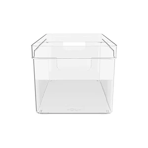 ORGANIZADOR CLEAR 30X15X7CM NATURAL