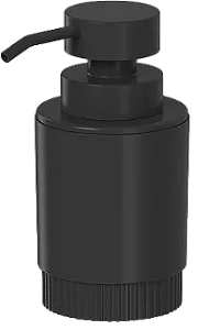 PORTA SABONETE LIQUIDO DORICA C/VALVULA PRETO FECHADO