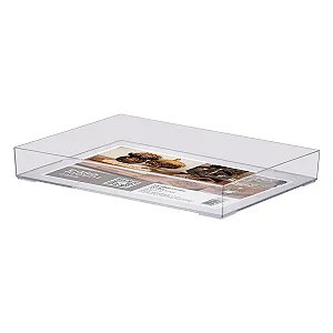 BANDEJA 34,5 X 25 X 4,7 CM CRISTAL