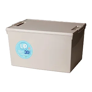 CAIXA ORGANIZADORA UP 30 LTS 46X32,5X26 CREME