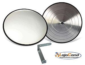 Espelho Convexo 50cm borda Borracha - Vision