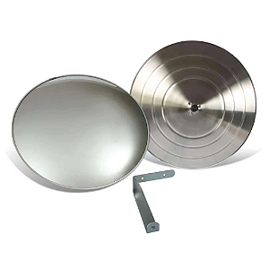Espelho Convexo 50cm borda de Alumínio - Vision