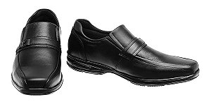 Sapato Social Ortopédico Couro Legítimo Moderno Masculino