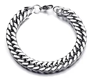 Pulseira Masculina Larga Grumet 9mm Largura Aço Inox 316l