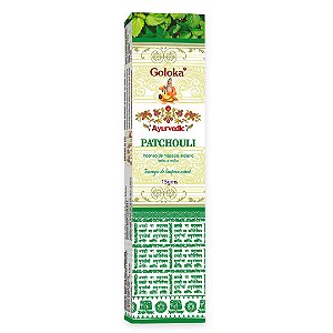 Incenso Indiano Goloka Ayurvedic - Patchouli - 15 g