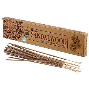 Incenso Indiano Goloka Natural - Sandalwood 15g