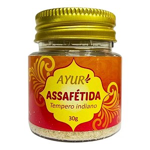 Assafétida Em Pó Ayur 30g - Tempero Indiano