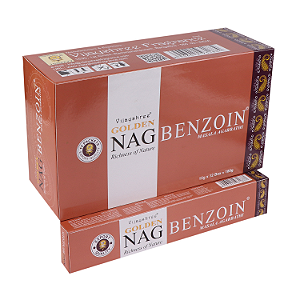 Incenso Indiano Golden Nag Vijayshree - Box Com 12 - Benjoim