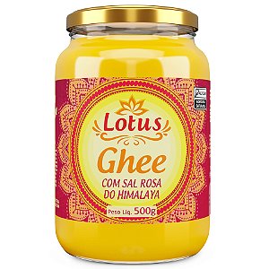 MANTEIGA GHEE COM SAL ROSA 500G - LOTUS
