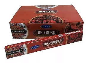 INCENSO EXOTIC INDIA ULLAS - AROMA ROSA VERMELHA