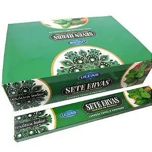 INCENSO EXOTIC INDIA ULLAS - AROMA SETE ERVAS