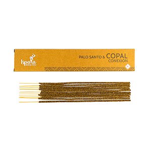 INCENSO PERUANO ISPALLA 10 VARETAS - AROMA PALO SANTO & COPAL - CONEXÃO