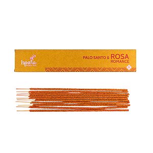 INCENSO PERUANO ISPALLA 10 VARETAS - AROMA PALO SANTO Fragrância:PALO SANTO E ROSAS - ROMANCE