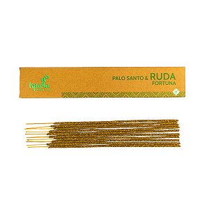 INCENSO PERUANO ISPALLA 10 VARETAS - AROMA PALO SANTO & PALO SANTO & RUDA - ARRUDA - FORTUNA