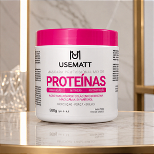 Máscara Mix de Proteínas USE MATT 500g – Reposição, Força e Brilho