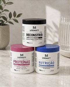 Cronograma Capilar Use Matt | Hidratação | Nutrição | Reconstrução
