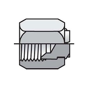 Plugue e tampa Triple-Lok 37° FNTX 8 FNTX-SS