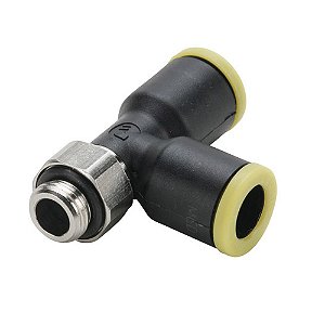 Encaixe Pneumático Macho Run Tee giratório push-to-connect Parker 3193 08 13