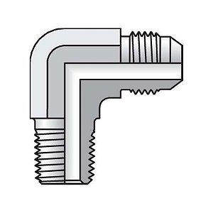 Triple-Lok 37° 90° Cotovelo NPTFE Parker 4-4 CTX-SS