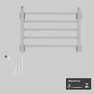 Toalheiro Térmico Elétrico Delicatto Inox Polido 220V