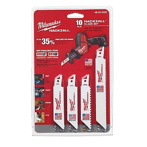 Kit Lâmina Serra Sabre Com 10 Peças 49-22-0220 Milwaukee