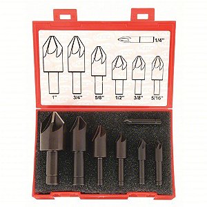 Jogo de Escareador 1/4 com 7 peças KEO 3ZXV1