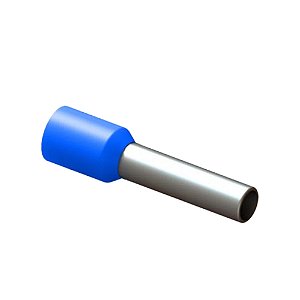 Terminal Pré-Isolado Ilhós 2,5mm Azul Ti-2,5-8 Pacote com 100 uni. Intelli