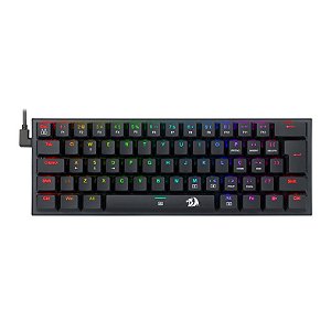 Teclado Redragon Brancoala Karura B502RGB PT - PipocaTech Loja Oficial