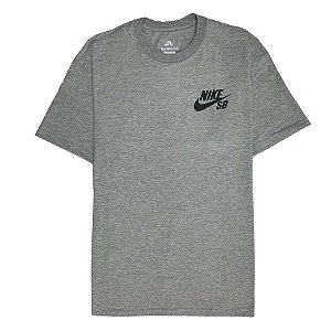 Camiseta Nike SB Logo Icon Heather Grey